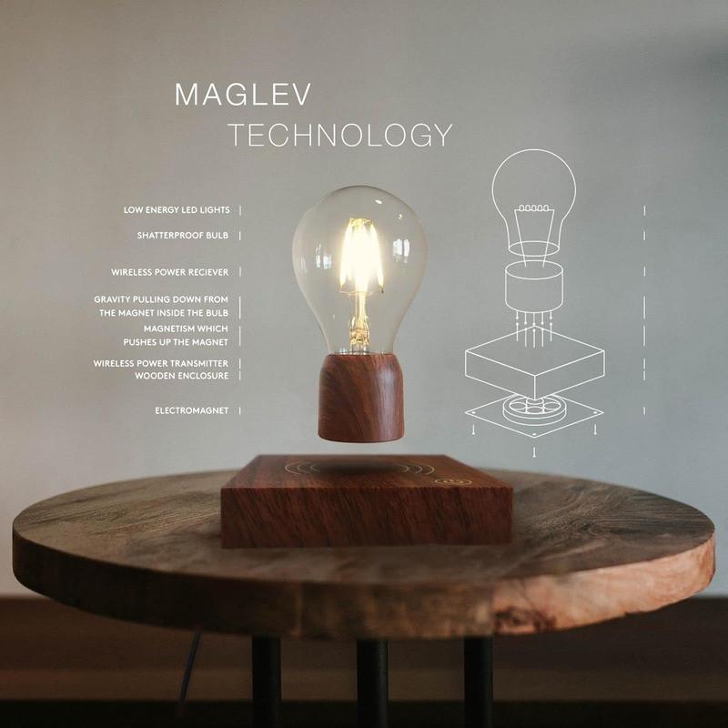 Magnetic Levitating LED Lamp - Wireless, Eco-Friendly & Silent Energy-Saver