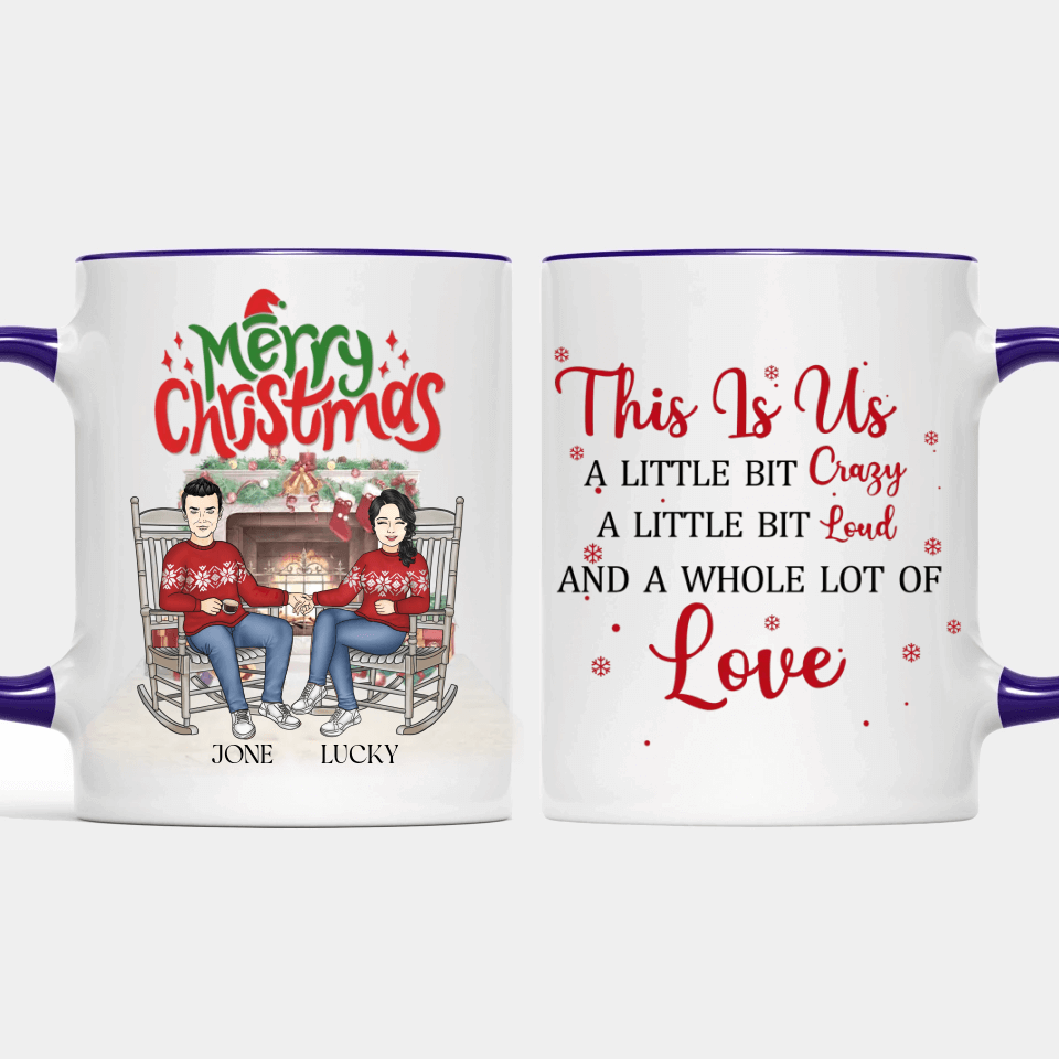 Annoying Each Other For So Many Years - Personalized Accent Mug, Perfect Christmas Gift for Couples, Lovers, Husband, Wife