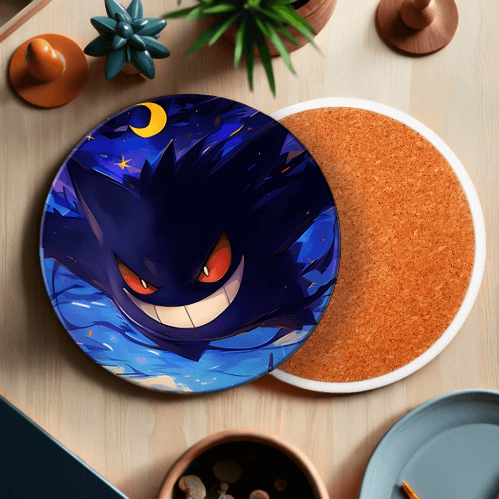 Pokémon Design, Round Ceramic Coaster (Combination Set)