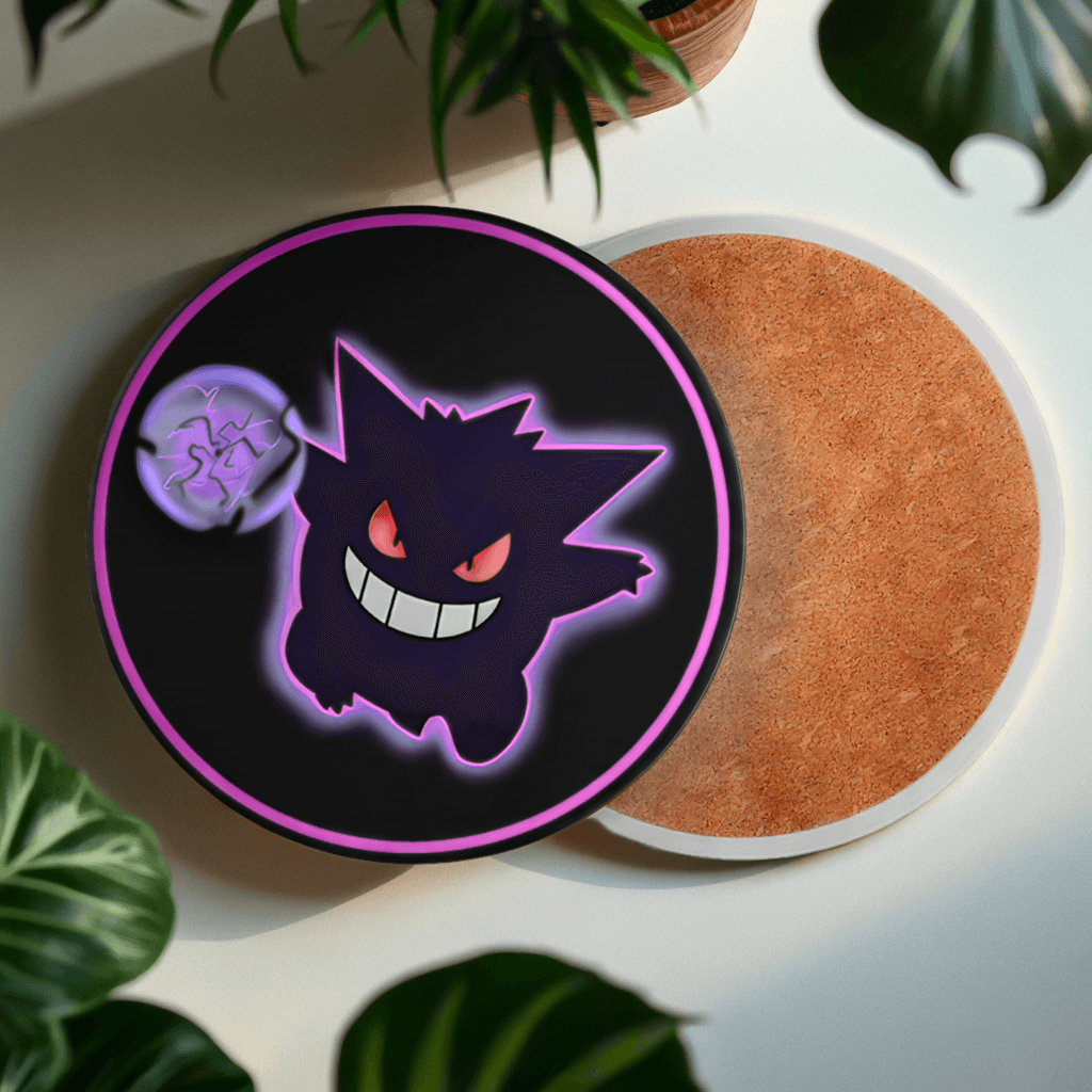 Pokémon Creative Design, Round Ceramic Coaster (Combination Set)